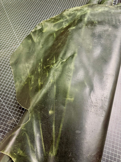 Olive Green Crazy Horse