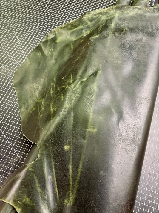 Olive Green Crazy Horse